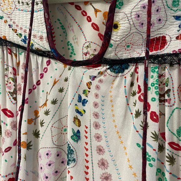 Zadig & Voltaire Multi-Colored Print Blouse XS - Picture 5 of 6